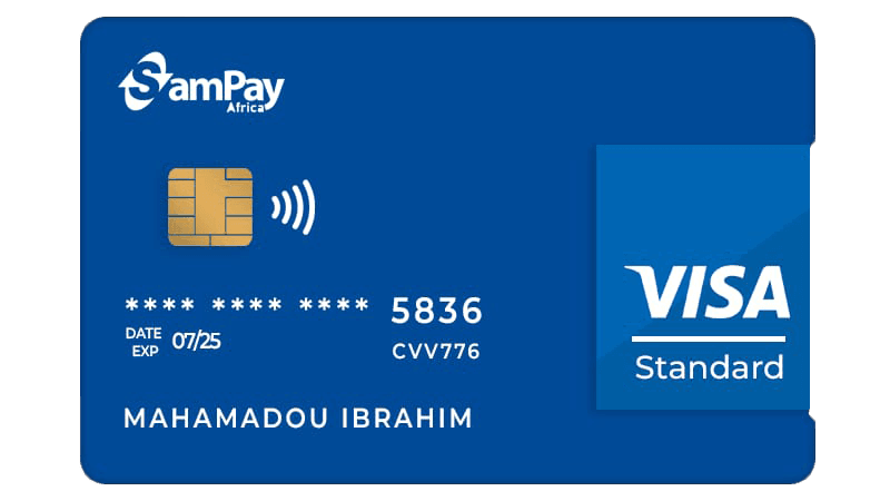 Carte SamPay Standard visa