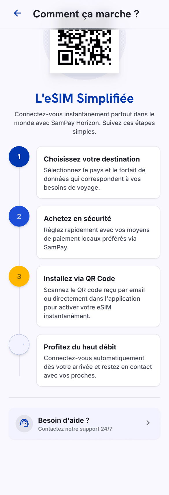 Écran L'eSIM Simplifiée