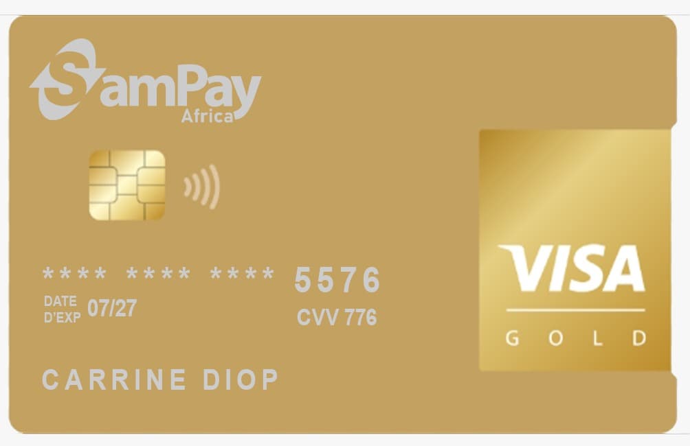 Carte SamPay Premium visa