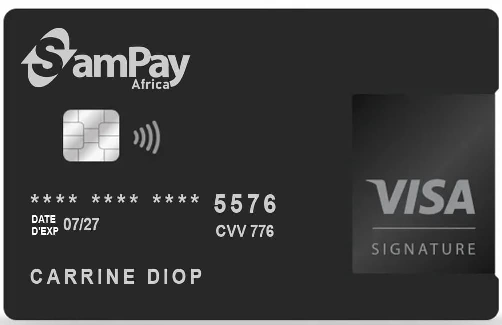 Carte SamPay Standard visa
